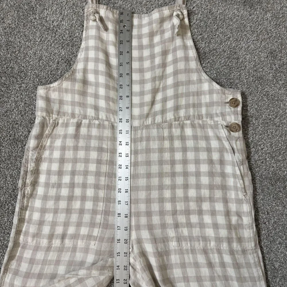 Lou & Grey Checkered Jumpsuit in Cream and Tan - Picture 11 of 13